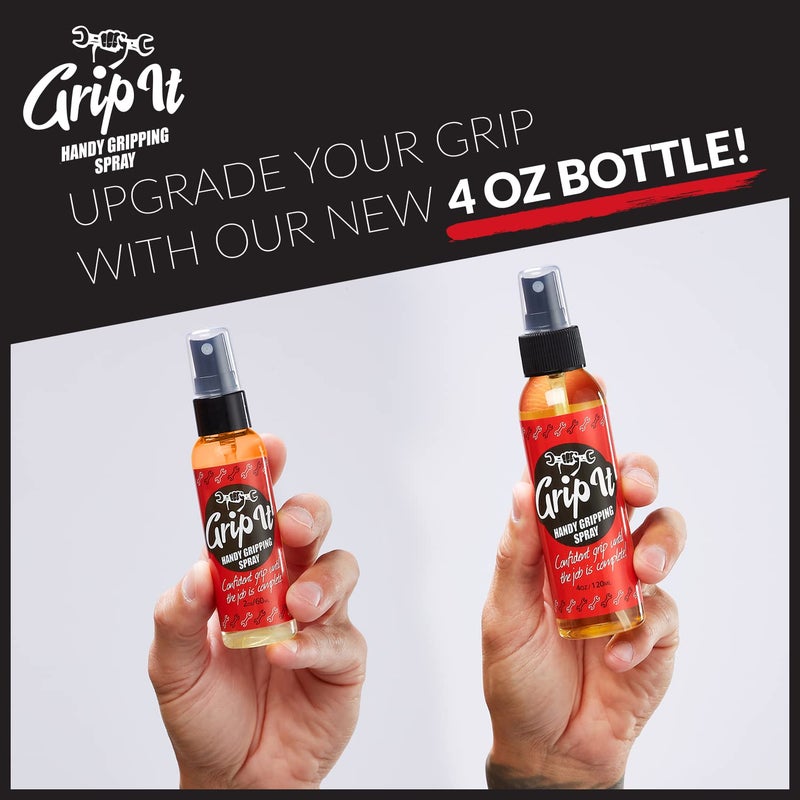 SPIN IT GRIPPING SOLUTION Grip-iT Hand Grip Spray 4 oz - Better Pole Grip for Pole Dancing - Firm Grip for Aerial Silks & Yoga Swing - Supercharge Your Tennis Overgrips - Pickleball Paddles Grip Replacement - Rosin Based - Image 3